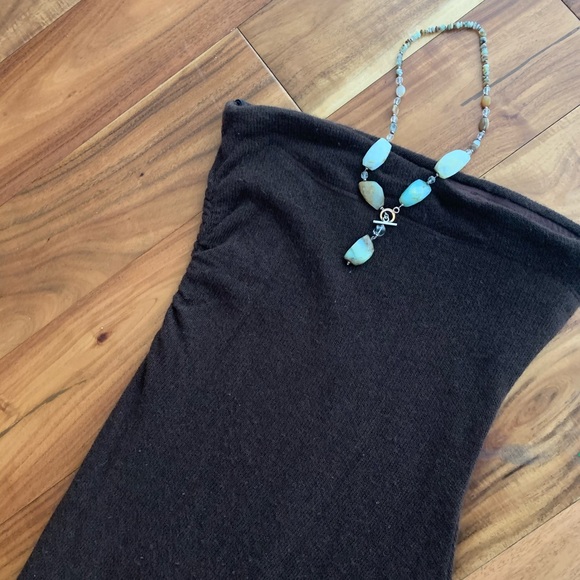 Brown sweater dress. - Picture 2 of 3